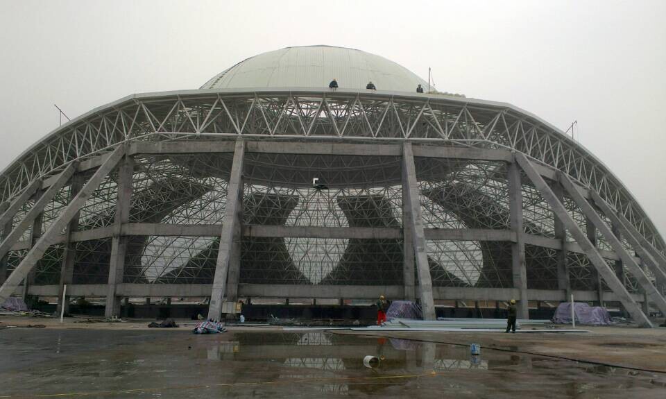 兴化温泉馆网架工程